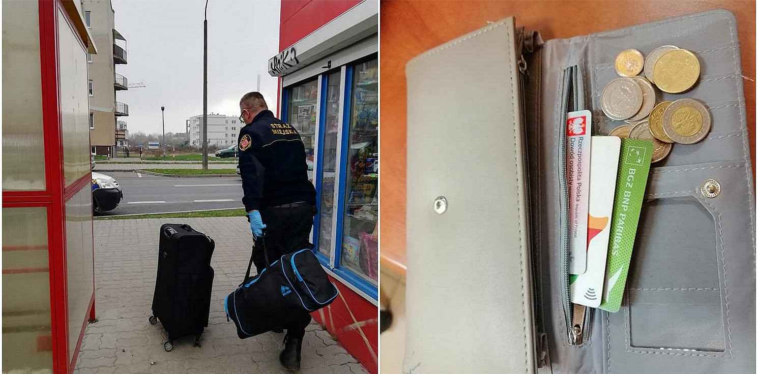 Inowrocław - Sprawa walizek na przystanku wyjaśniona