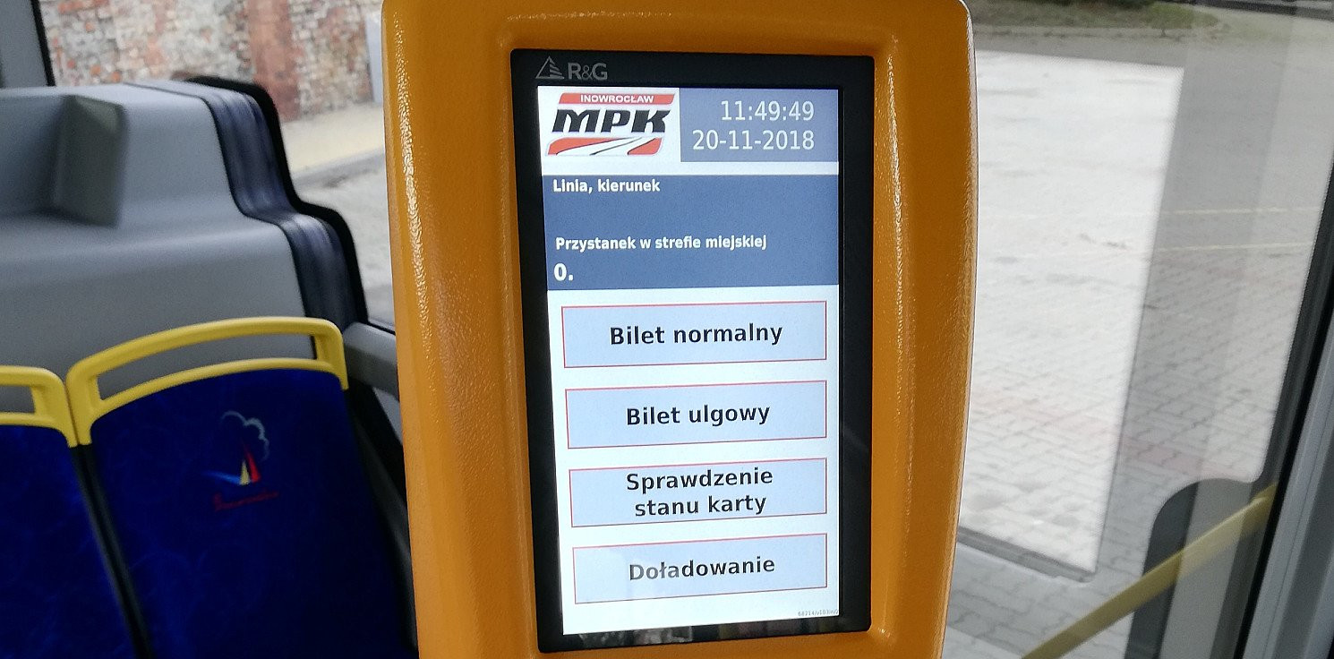 Inowrocław - W autobusach za przejazd zapłacimy kartą