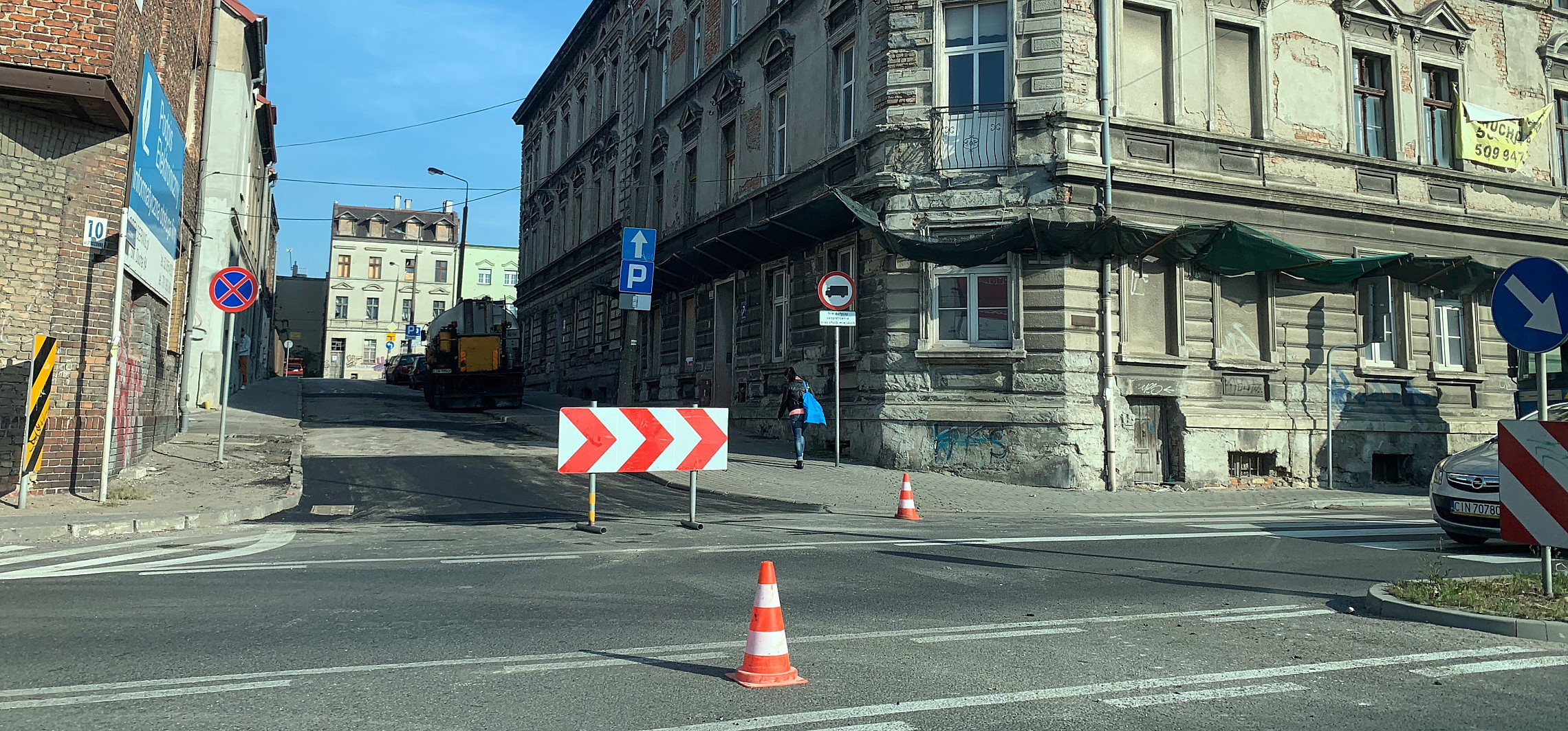 Inowrocław - Utrudnienia na wjeździe do centrum