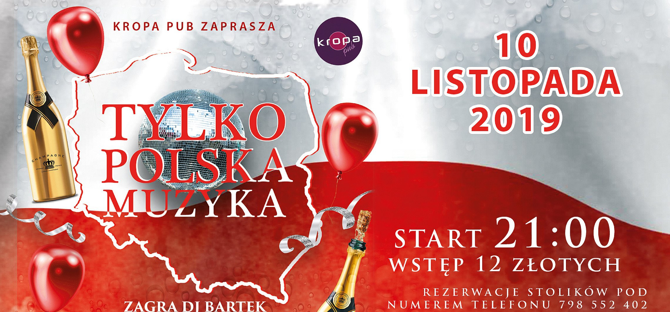 Inowrocław - Tylko Polska Muzyka - wyjątkowa impreza w Kropie już w niedzielę