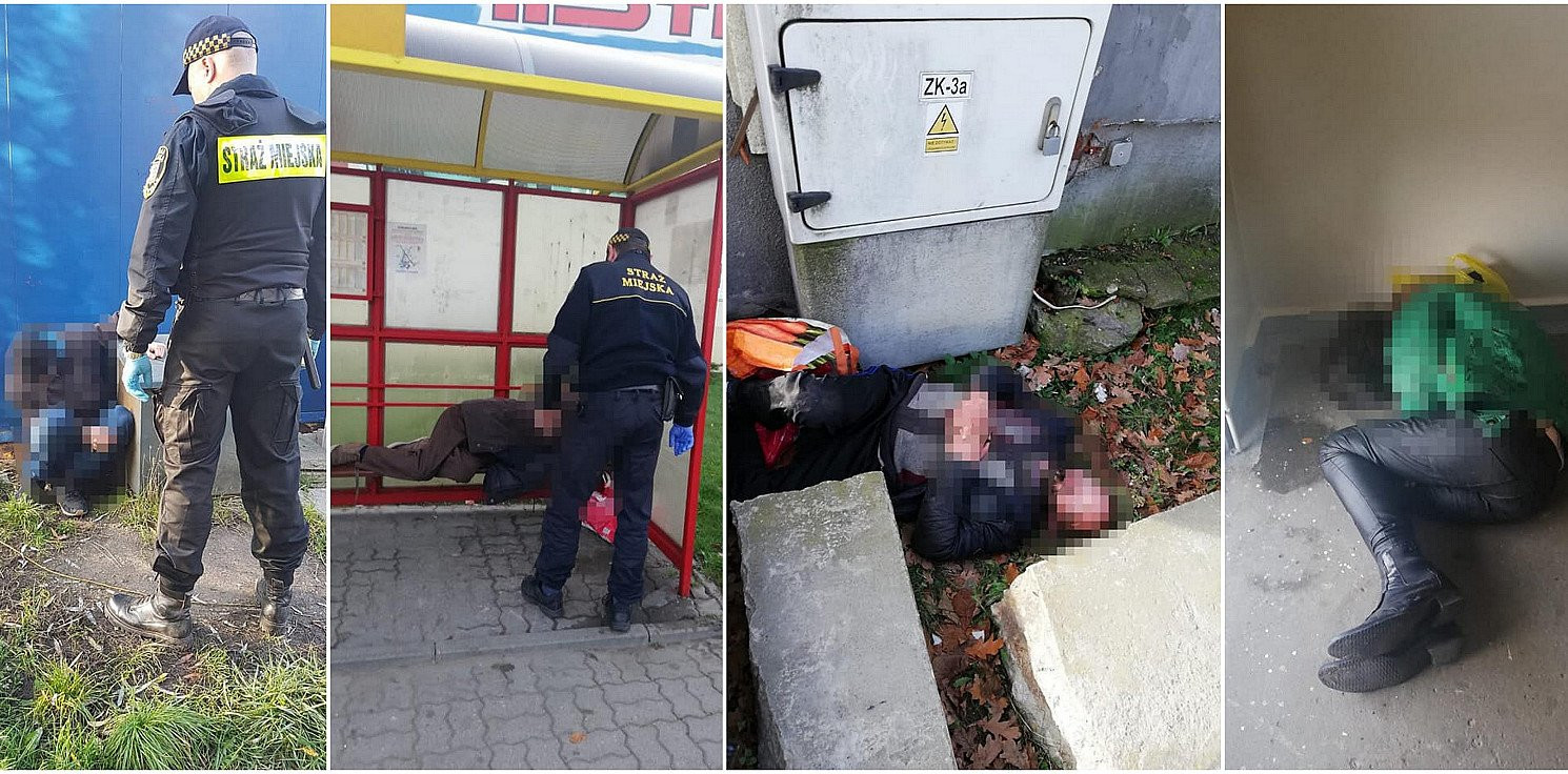 Inowrocław - Wciąż interweniują wobec leżących na ulicy