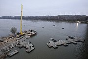 Rozmontowano most pontonowy na Wiśle