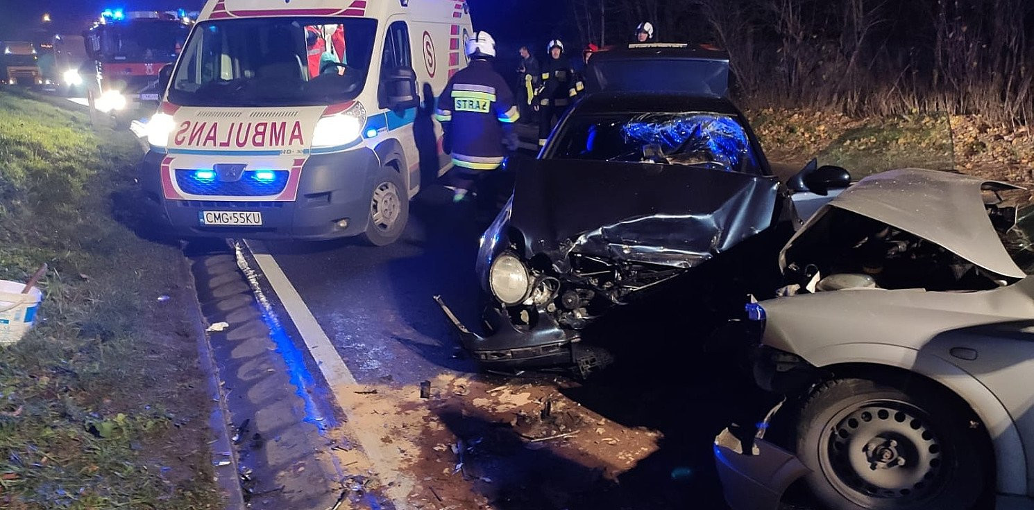 Mogilno - Nocna kraksa pod Mogilnem