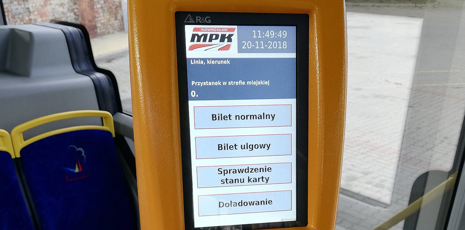Inowrocław - Za bilet w autobusie MPK zapłacisz kartą 