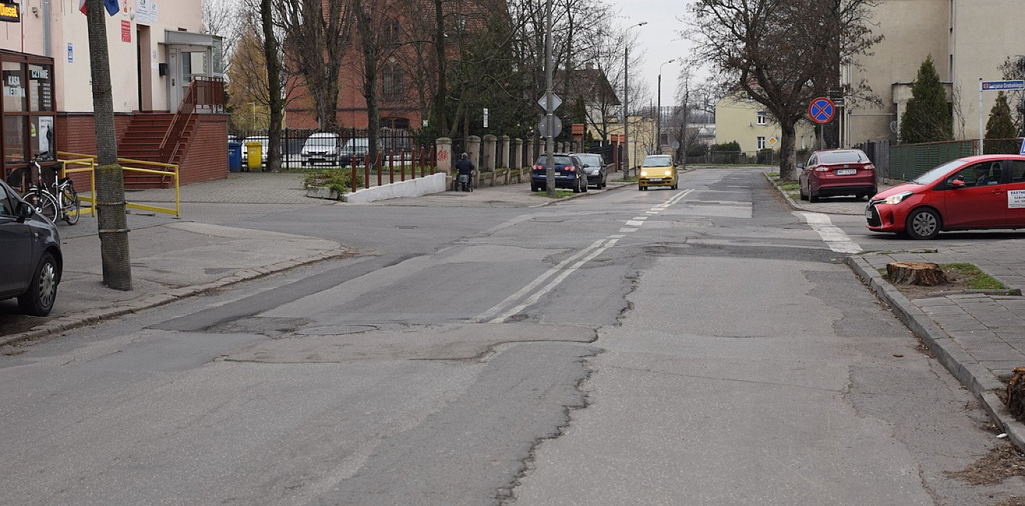 Inowrocław - Ul. Wawrzyniaka na liście dróg do przebudowy