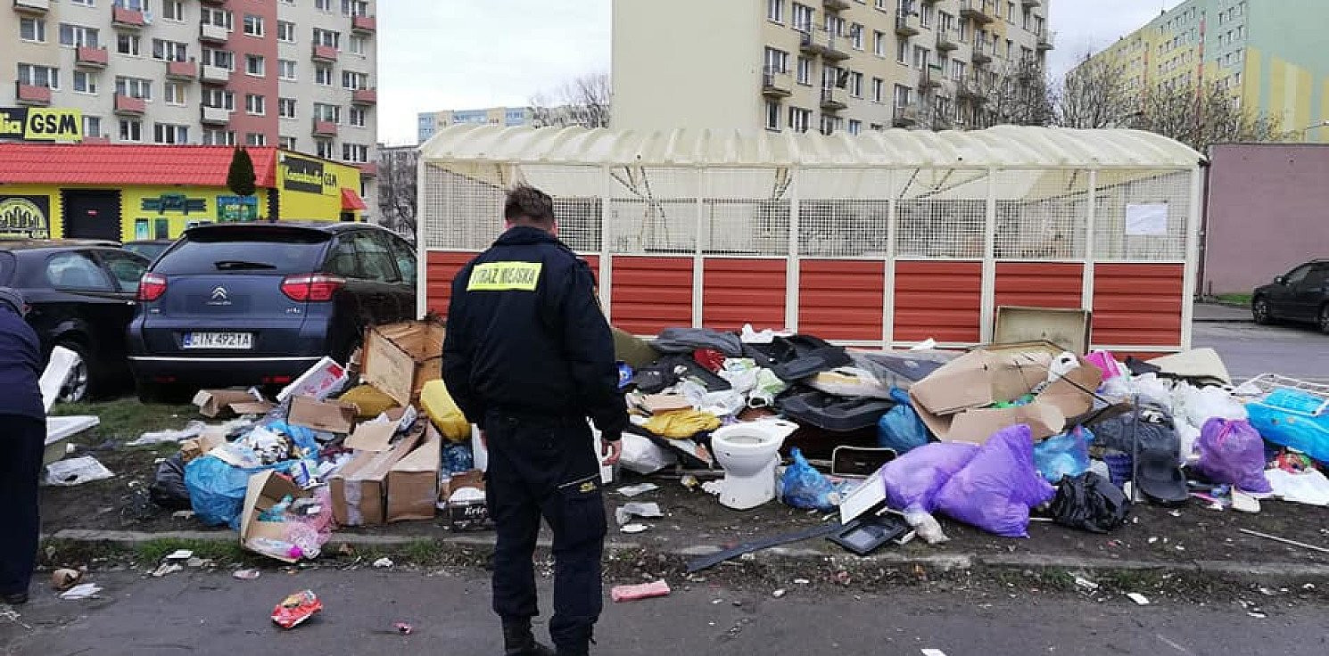 Inowrocław - Kolejne kary dla właścicieli podrzuconych śmieci