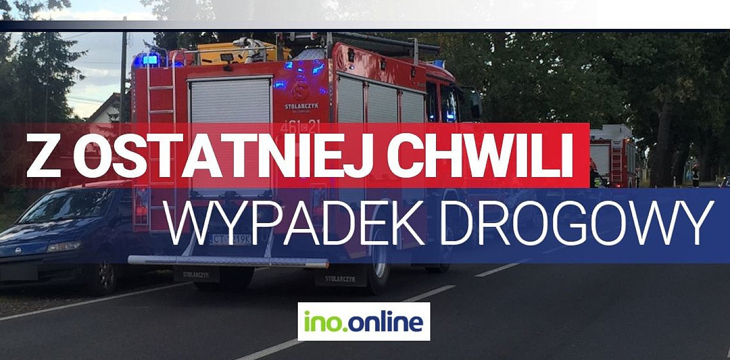 Kruszwica.online - Wypadek pod Kruszwicą. 5 osób rannych