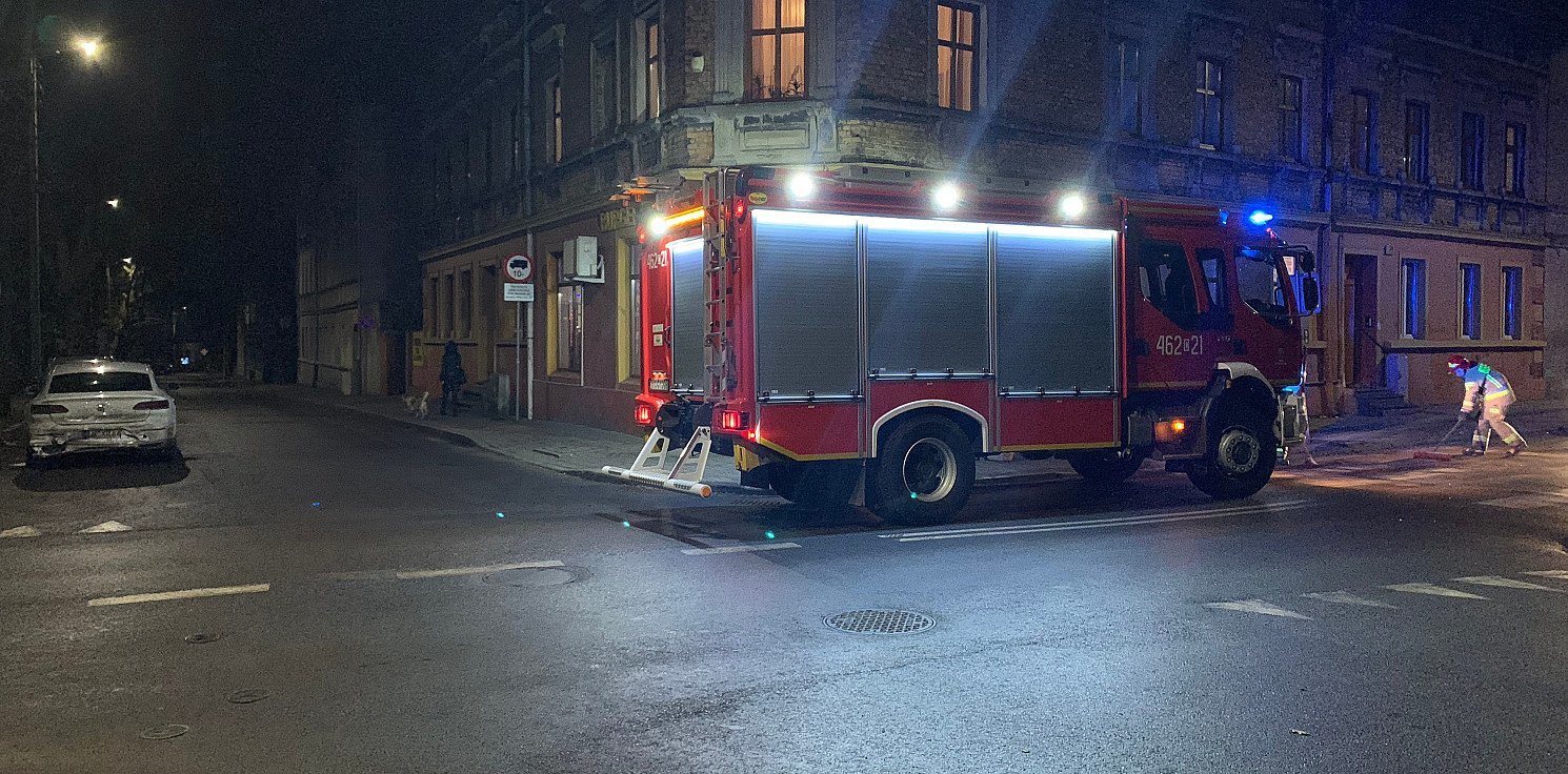 Inowrocław - Niegroźna kolizja na ulicy Orłowskiej