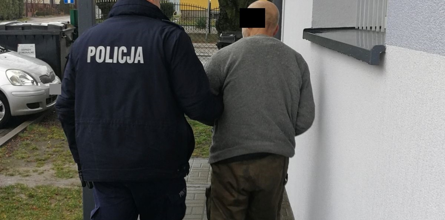 Złotniki Kuj. - Z łupem w ręku wpadł prosto na policjantów