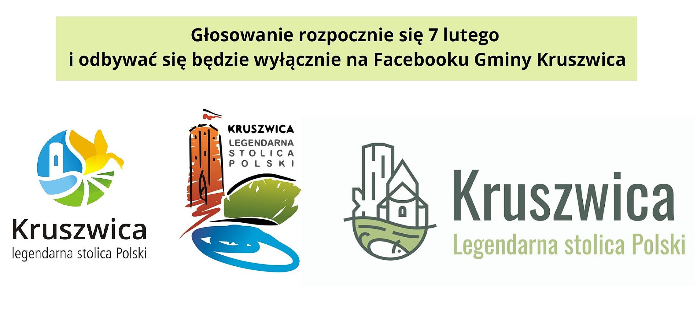 Kruszwica - Oto projekty na logo Kruszwicy. Będzie głosowanie