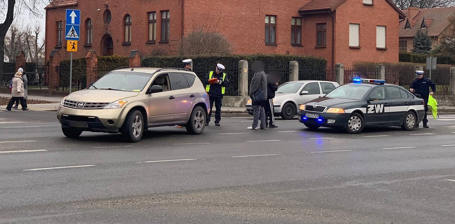 Inowrocław - Potrącenie pieszej na ul. Laubitza