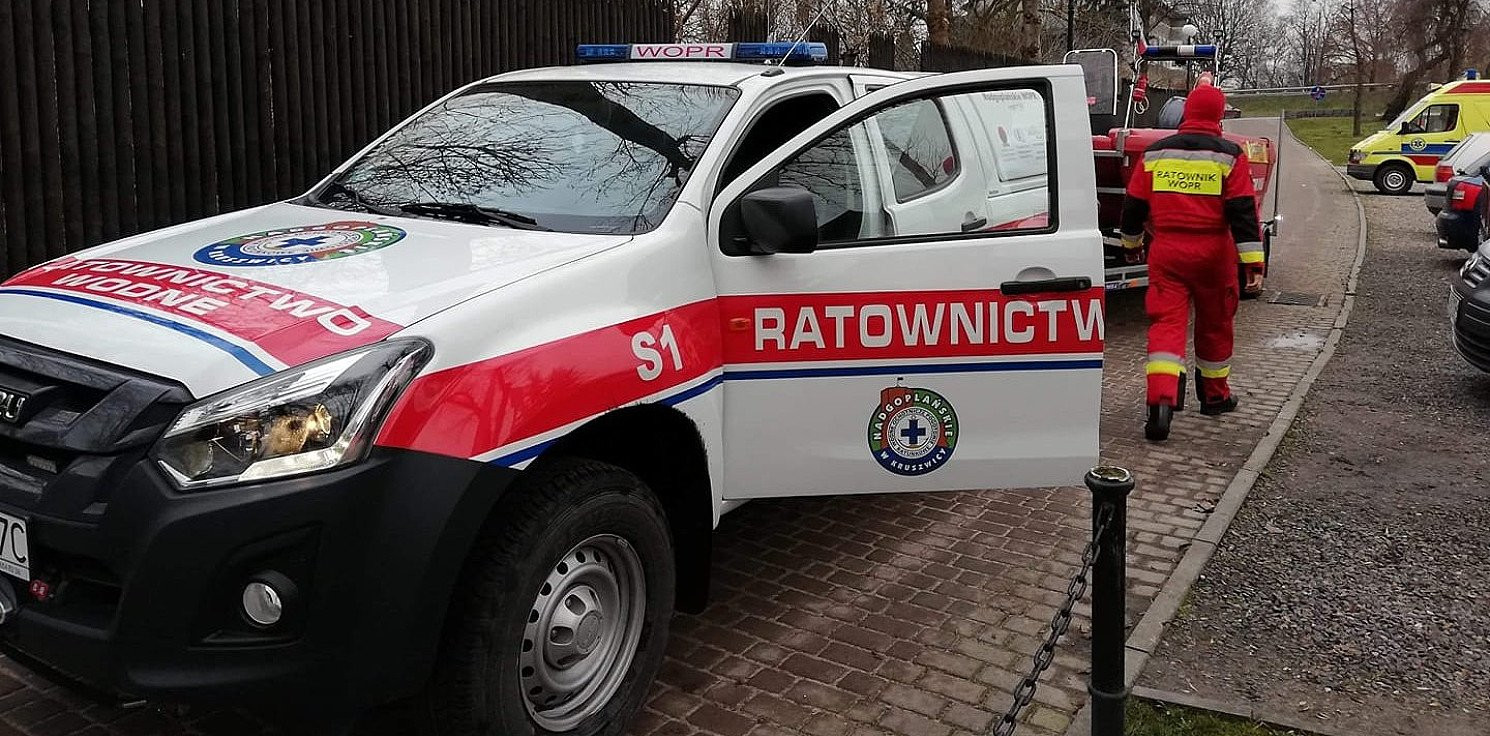 Region - Kruszwicki WOPR w akcji poszukiwawczej