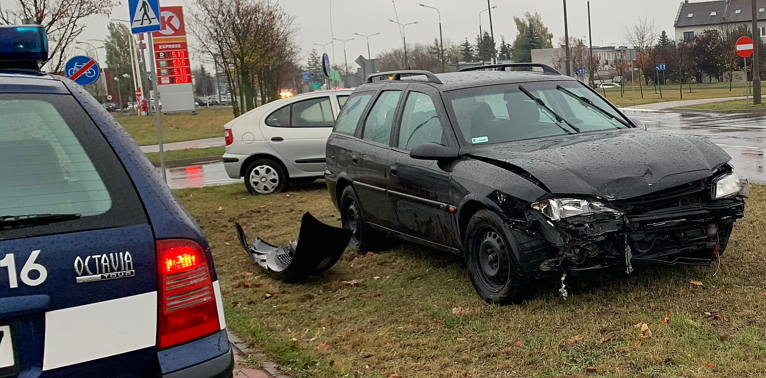 Inowrocław - Znów kolizja na osiedlu Rąbin!