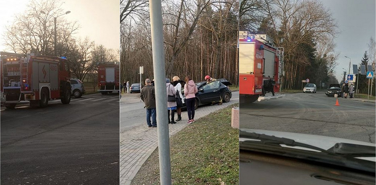 Pakość.online - Zderzenie dwóch aut w Pakości