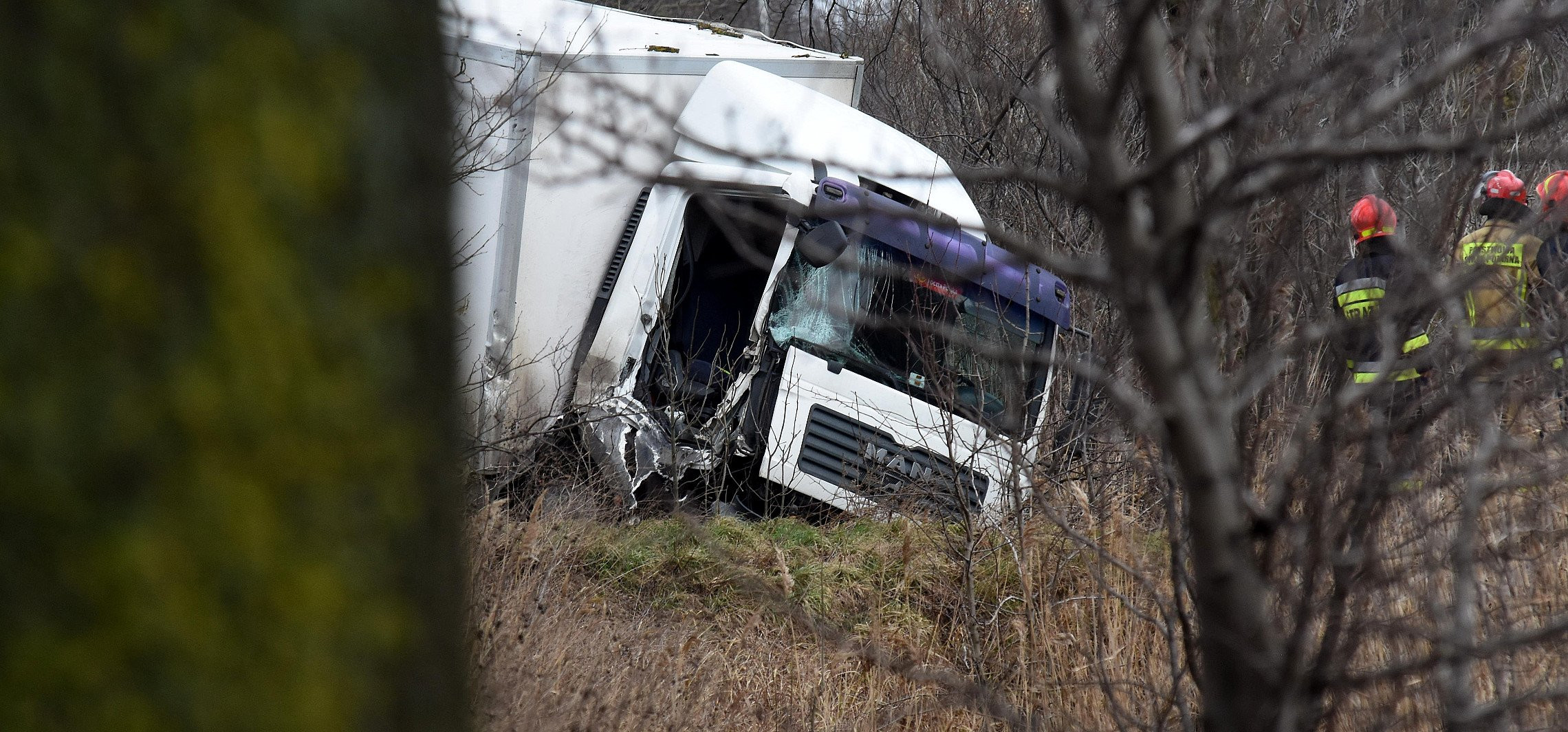 Kruszwica - Ciężarówka zderzyła się z ciągnikiem
