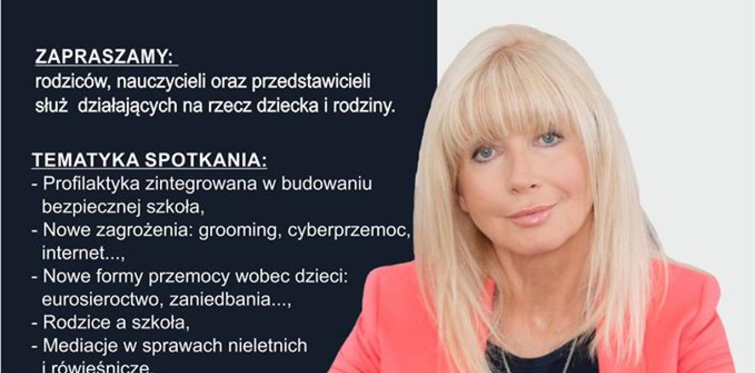 Pakość - Spotkanie z sędzią Anną Marią Wesołowską