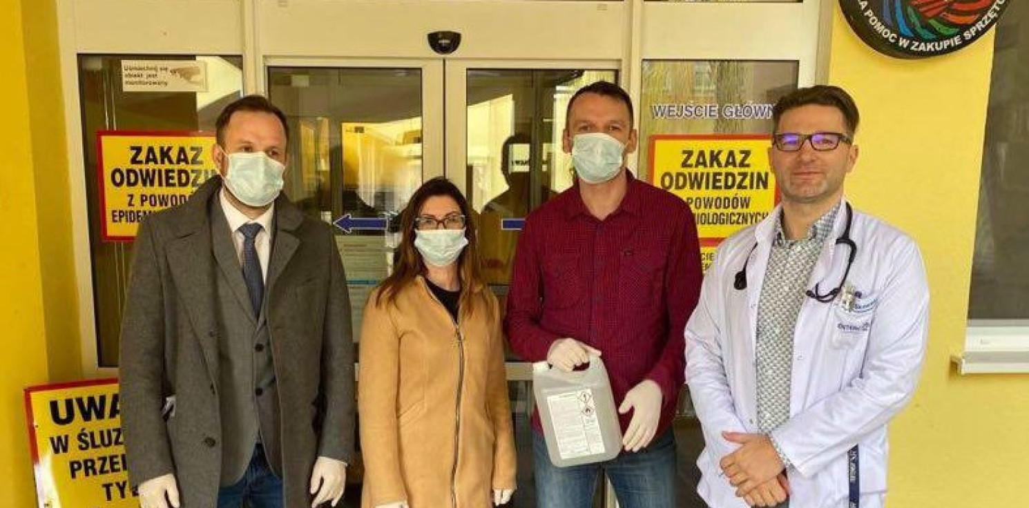 Pakość - Pakoscy przedsiębiorcy wsparli szpital w Żninie