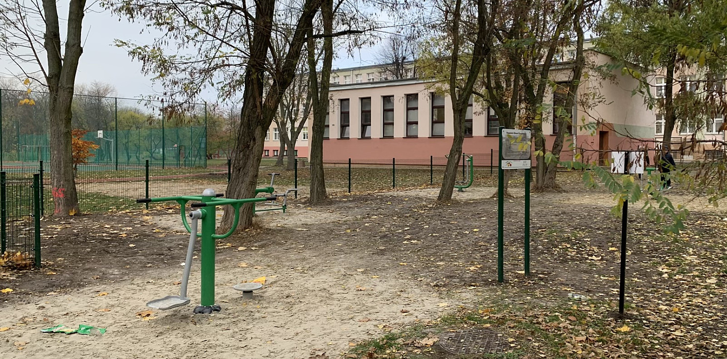 Inowrocław - Na Rąbinie powstała siłownia plenerowa
