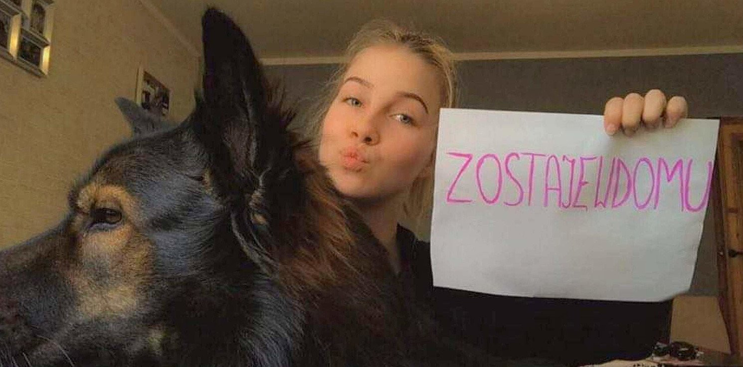Inowrocław - Młodzież z Chemika zachęca: zostań w domu