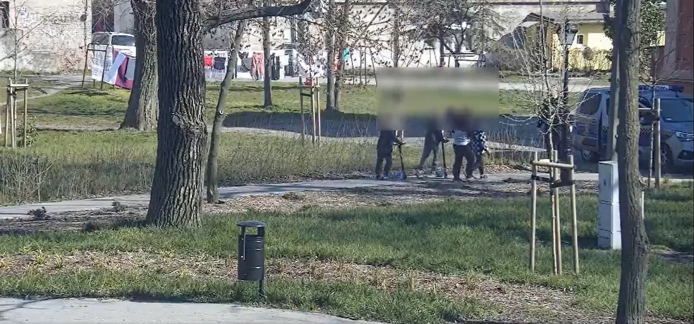 Inowrocław - Dzieci bawiły się parku. Interweniowali strażnicy