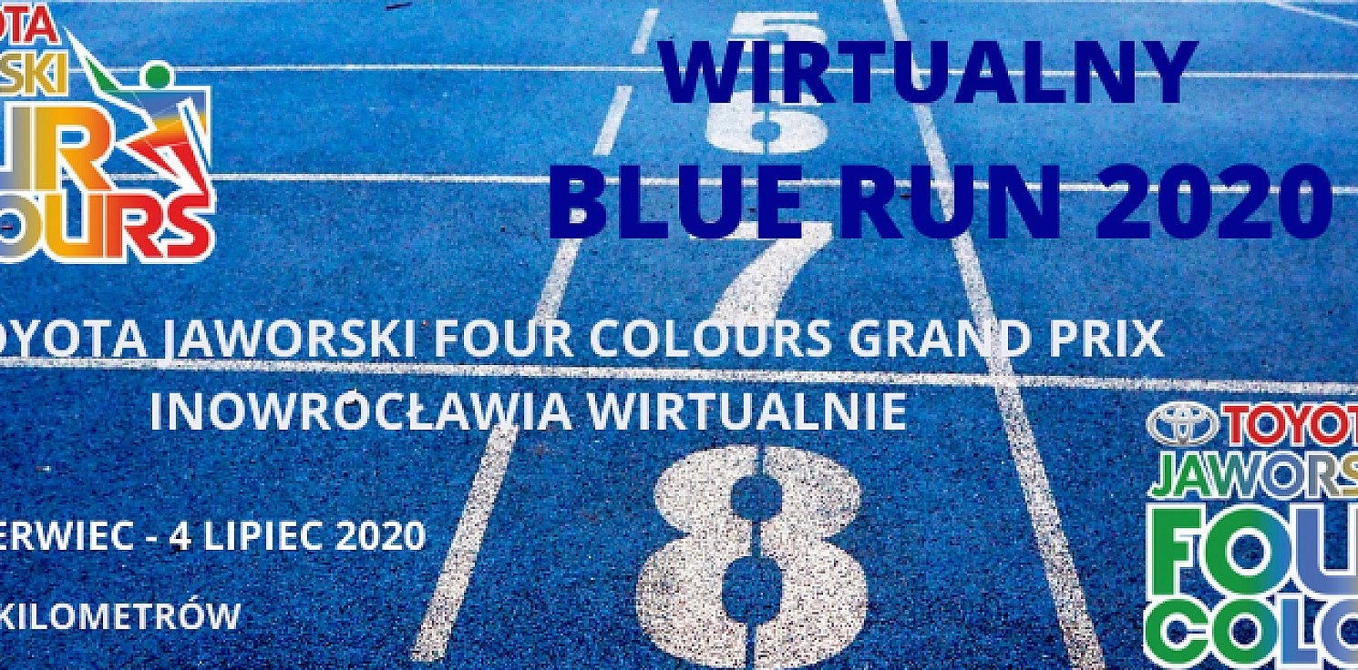Inowrocław - Blue Run. Wirtualny bieg dla mieszkańców