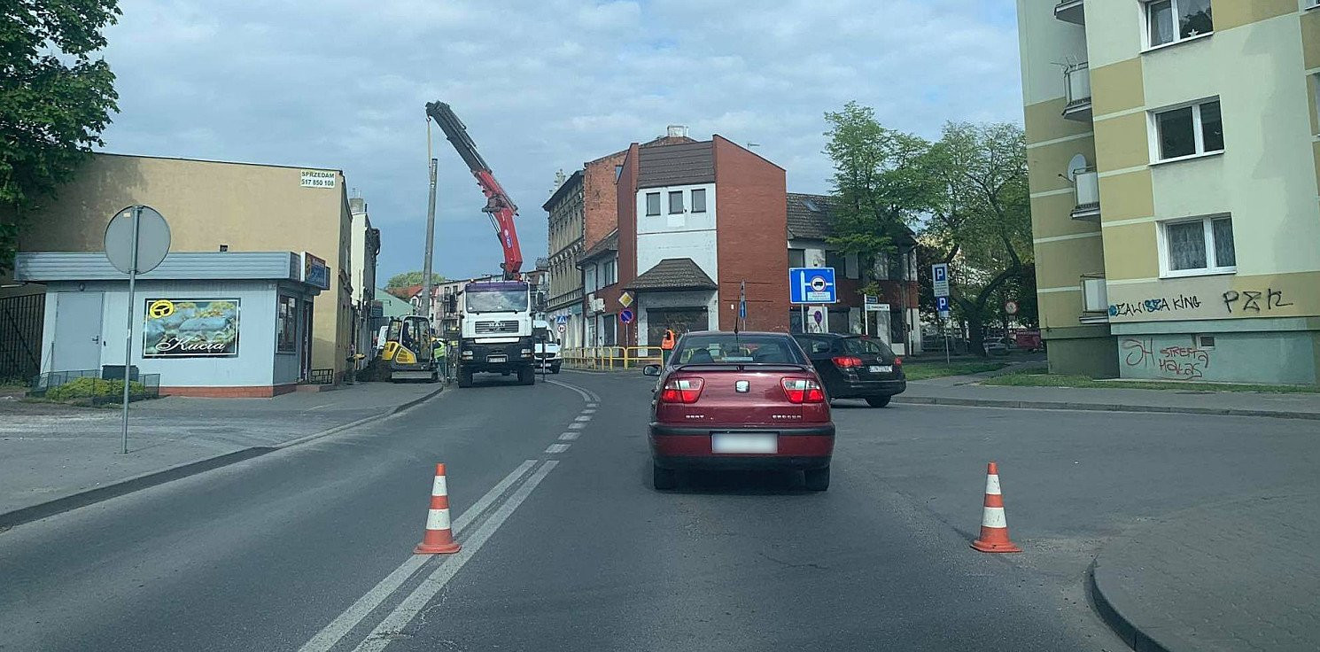 Inowrocław - Ruch wahadłowy w centrum miasta