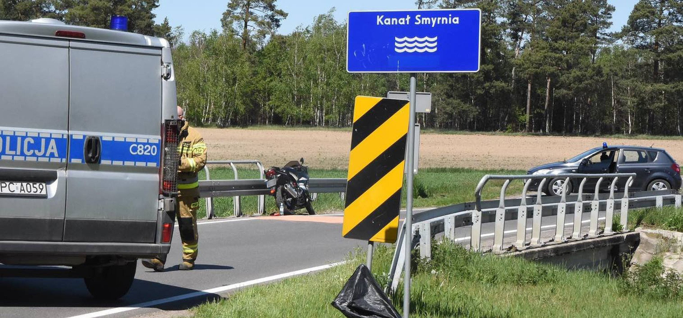 Pakość - Motocyklista trafił do szpitala