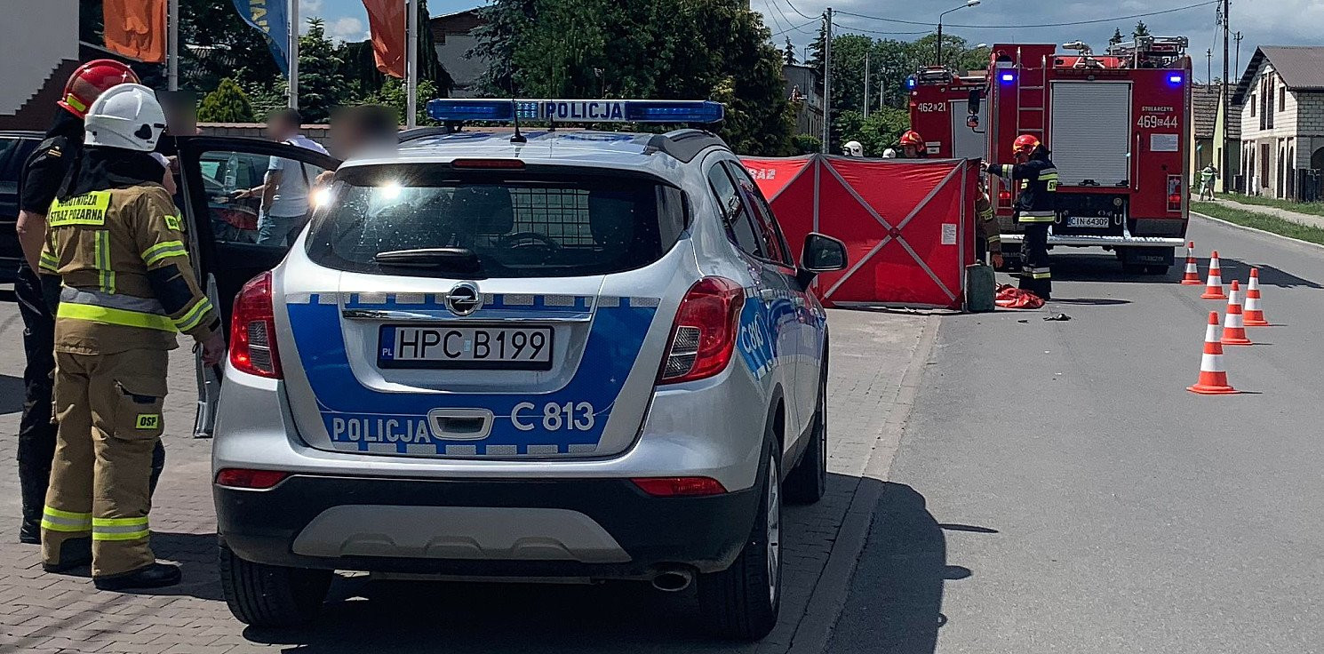 Złotniki Kuj. - Wypadek w Tucznie. Nie żyje motocyklista