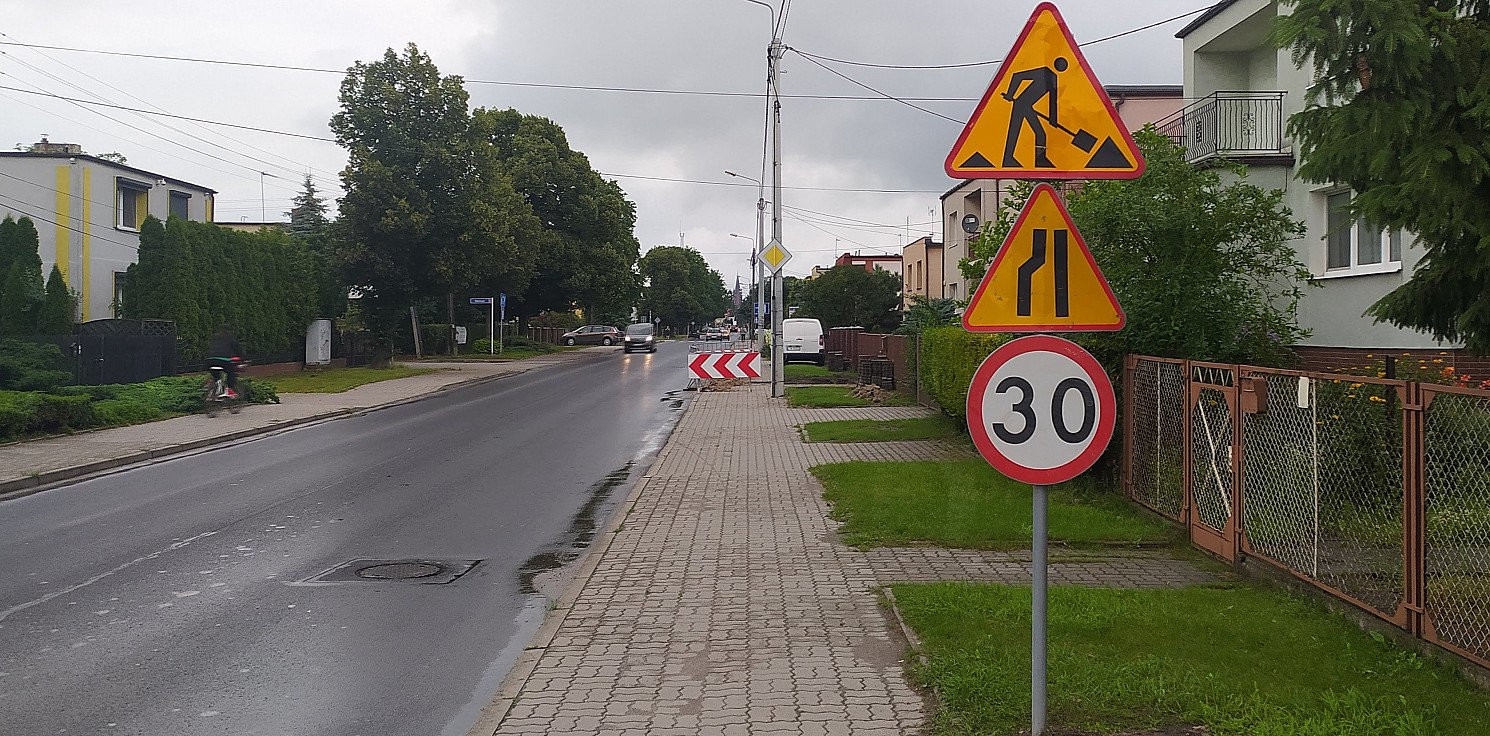 Inowrocław - Na Szymborskiej znak wprowadza w błąd