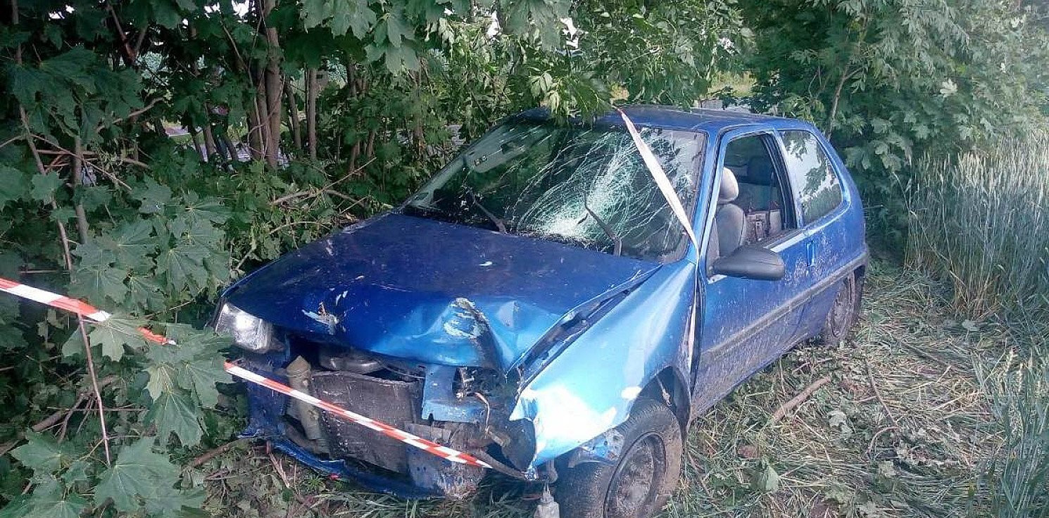 Region - Pijana 35-latka rozbiła samochód na drzewie