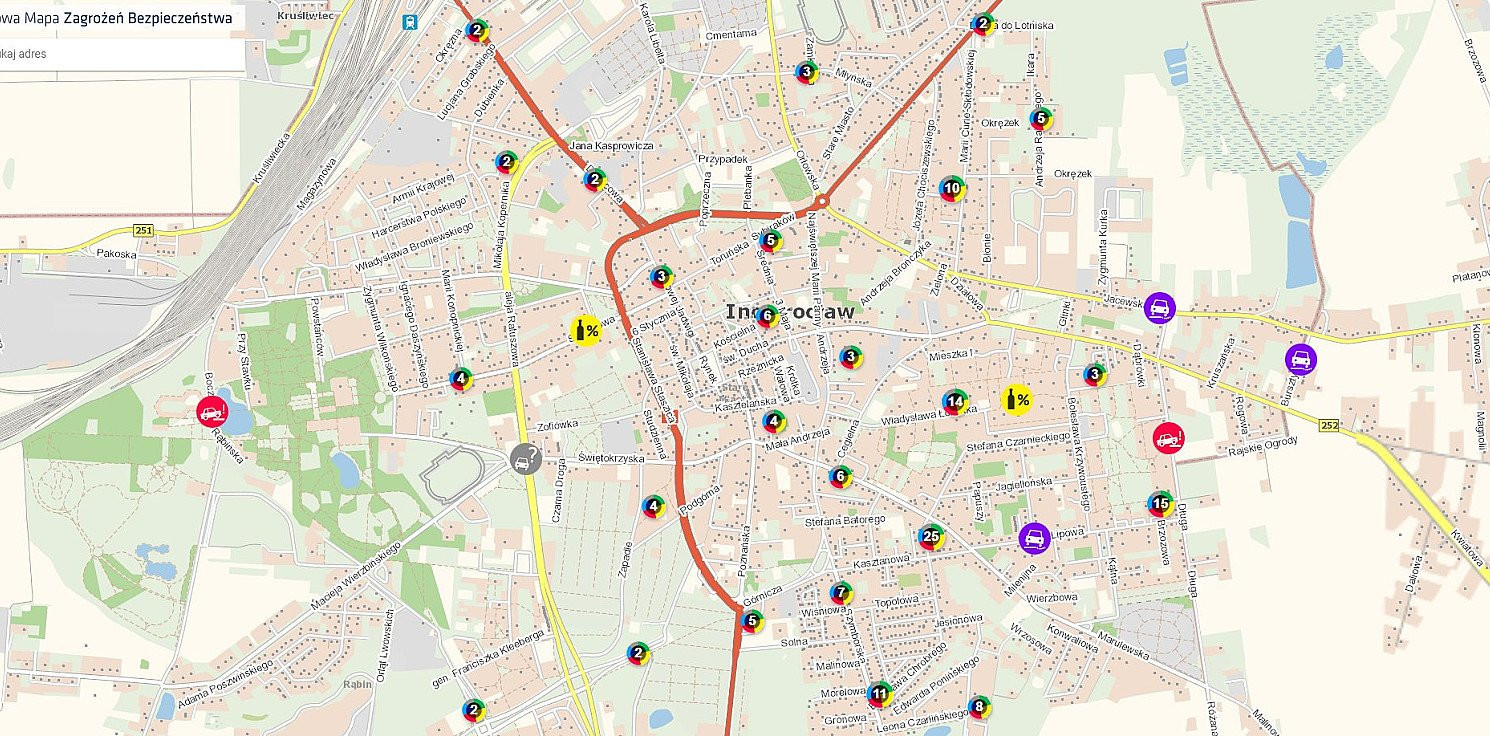 Inowrocław - Mieszkańcy zgłosili 108 zagrożeń bezpieczeństwa