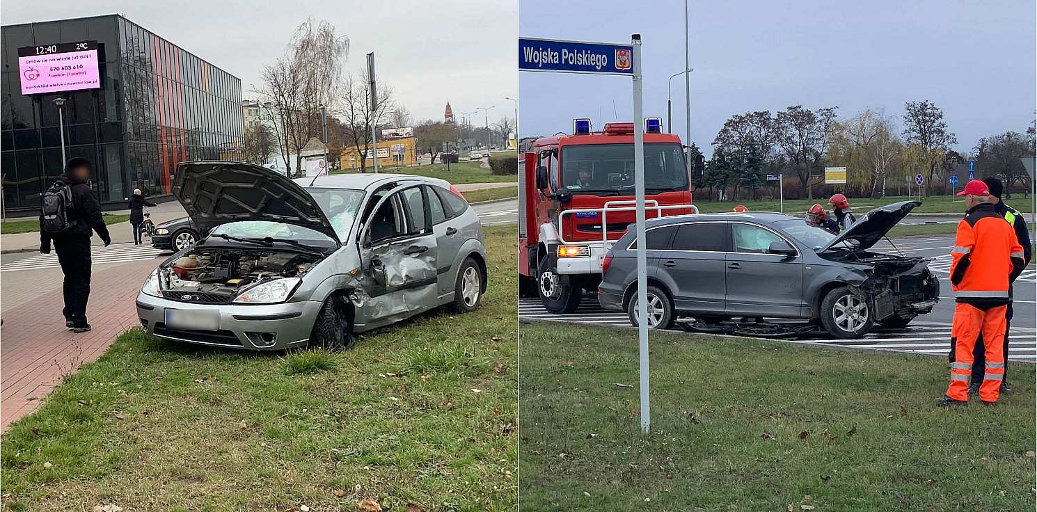 Inowrocław - Kolejna kraksa na rąbińskim skrzyżowaniu