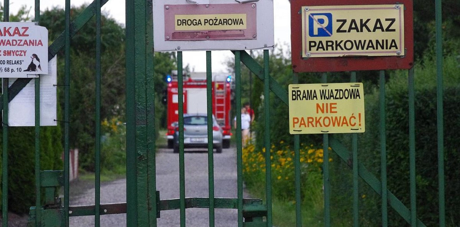 Inowrocław - Trwa śledztwo w sprawie śmierci na działkach