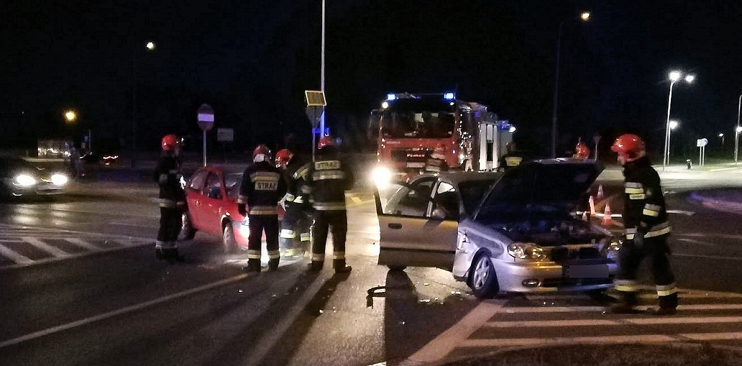 Inowrocław - Znów kraksa koło pawilonu na Rąbinie