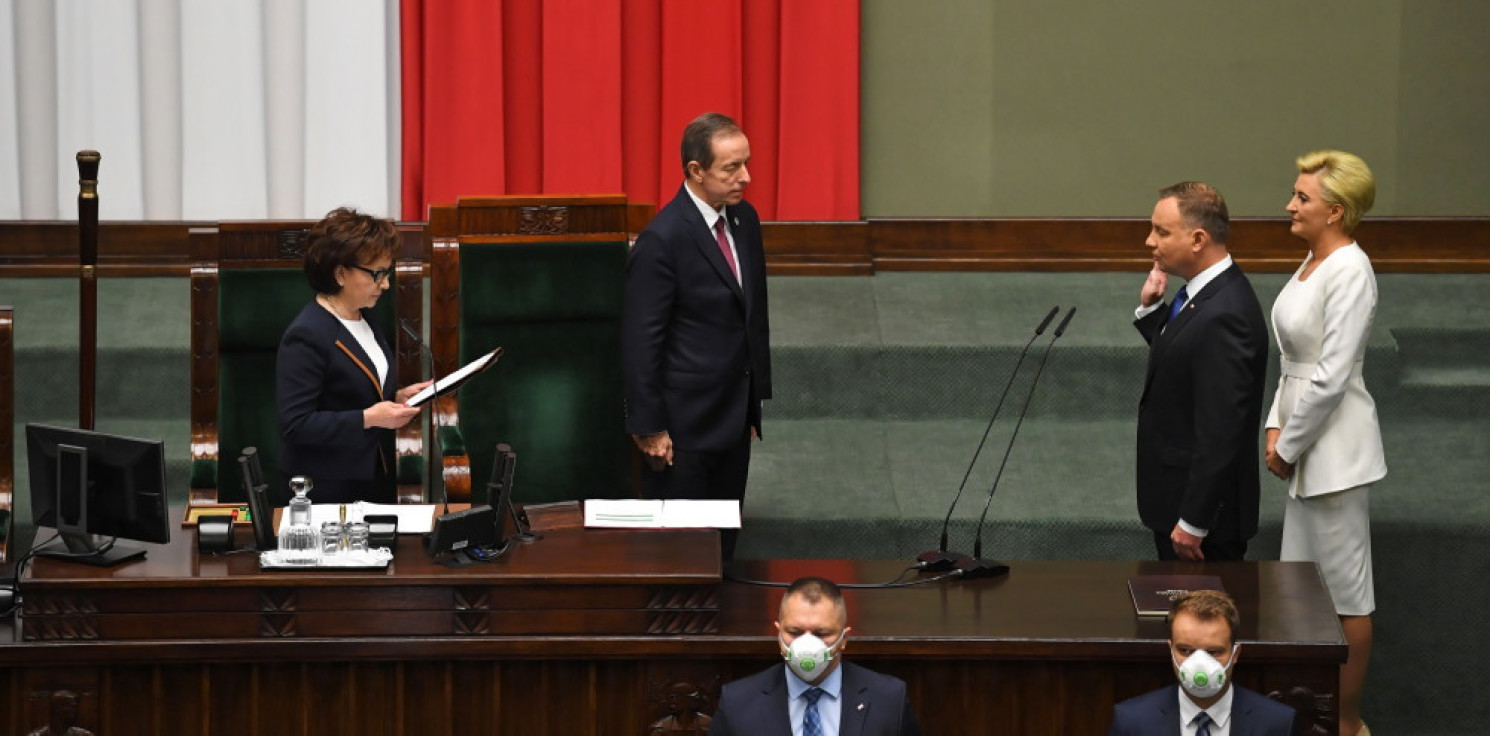 Kraj - Andrzej Duda złożył przysięgę prezydencką, objął tym samym urząd prezydenta na drugą kadencję