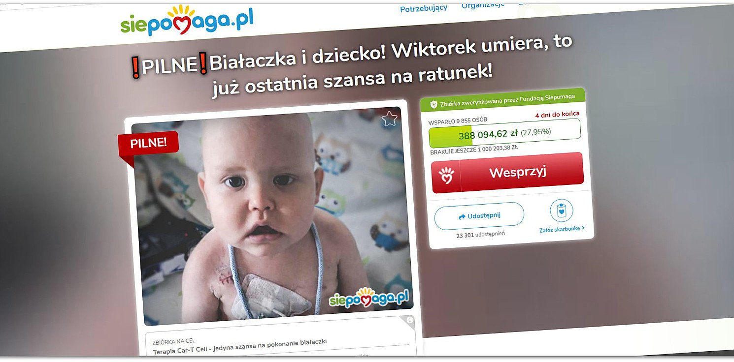 Inowrocław - Ostatnia szansa na ratunek Wiktorkowi