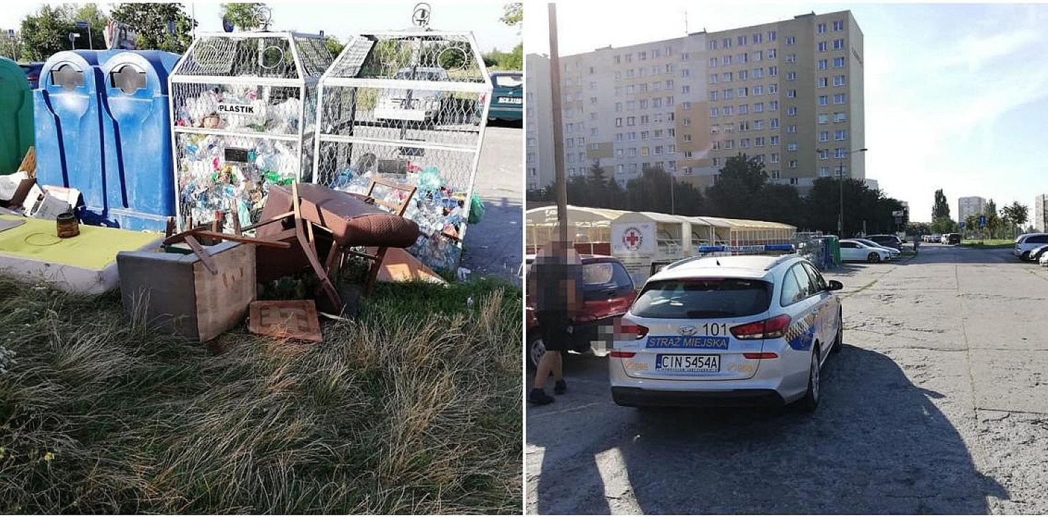 Inowrocław - Podrzucił meble, krótko potem dostał mandat