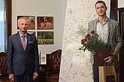 Mistrz Polski gościł u prezydenta miasta