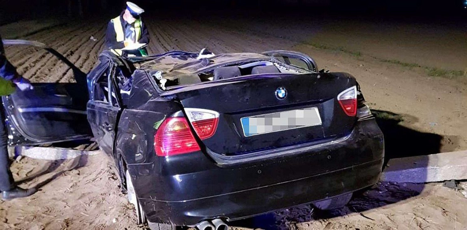 Region - Tragedia niedaleko Chomiąży. Zginął pasażer bmw