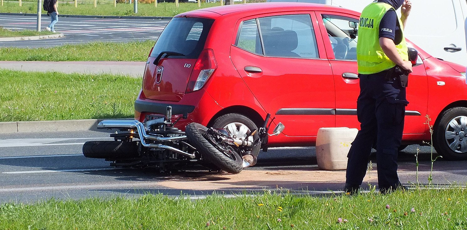 Inowrocław - Kraksa na Rąbinie, są utrudnienia