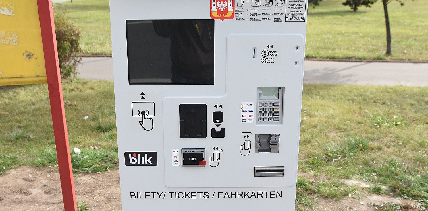 Inowrocław - Biletomat przy ul. Łokietka przeniesiony