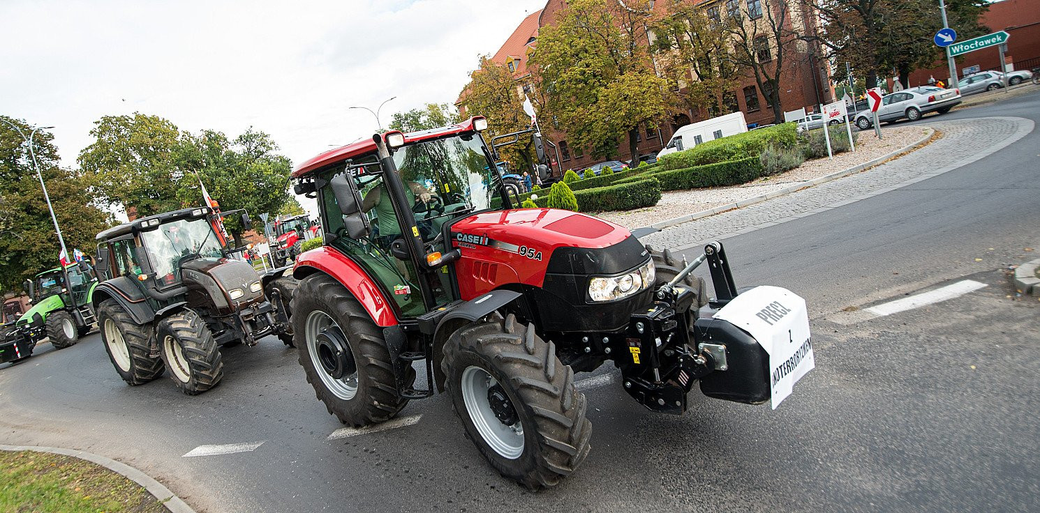 Inowrocław - Protest rolników: zmiana planów