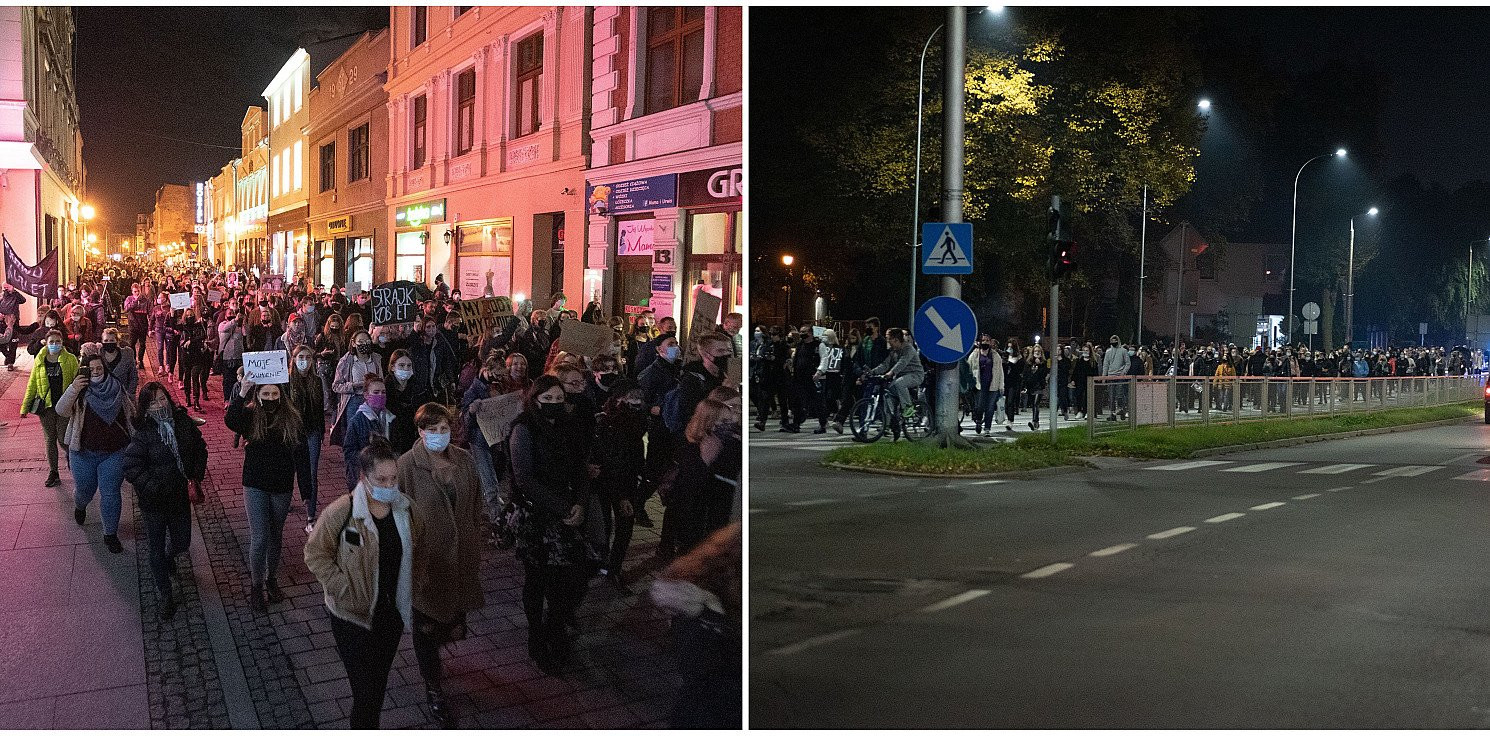 Inowrocław - Setki osób wyszły na ulice Inowrocławia