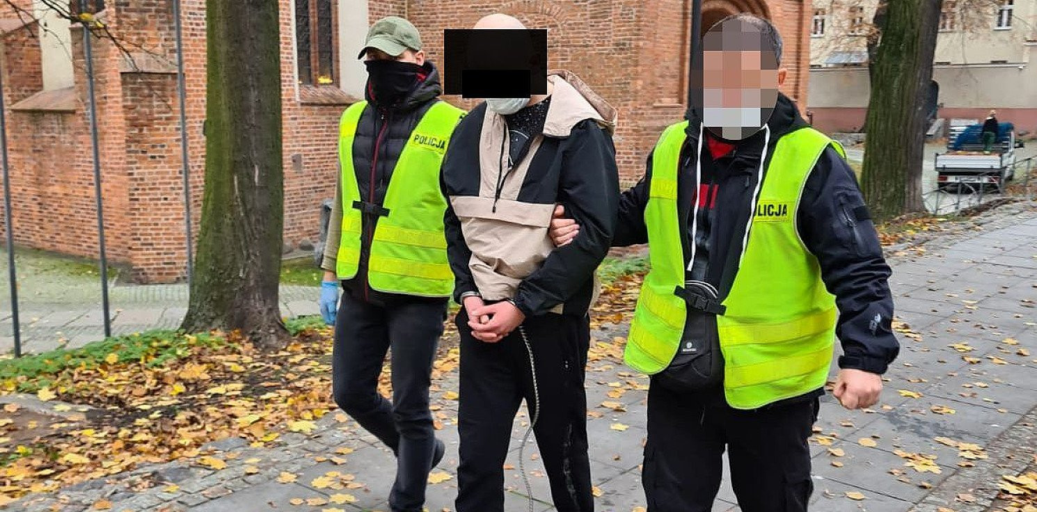 Kujawsko-Pomorskie - Areszt za porwanie, rozbój i narkotyki