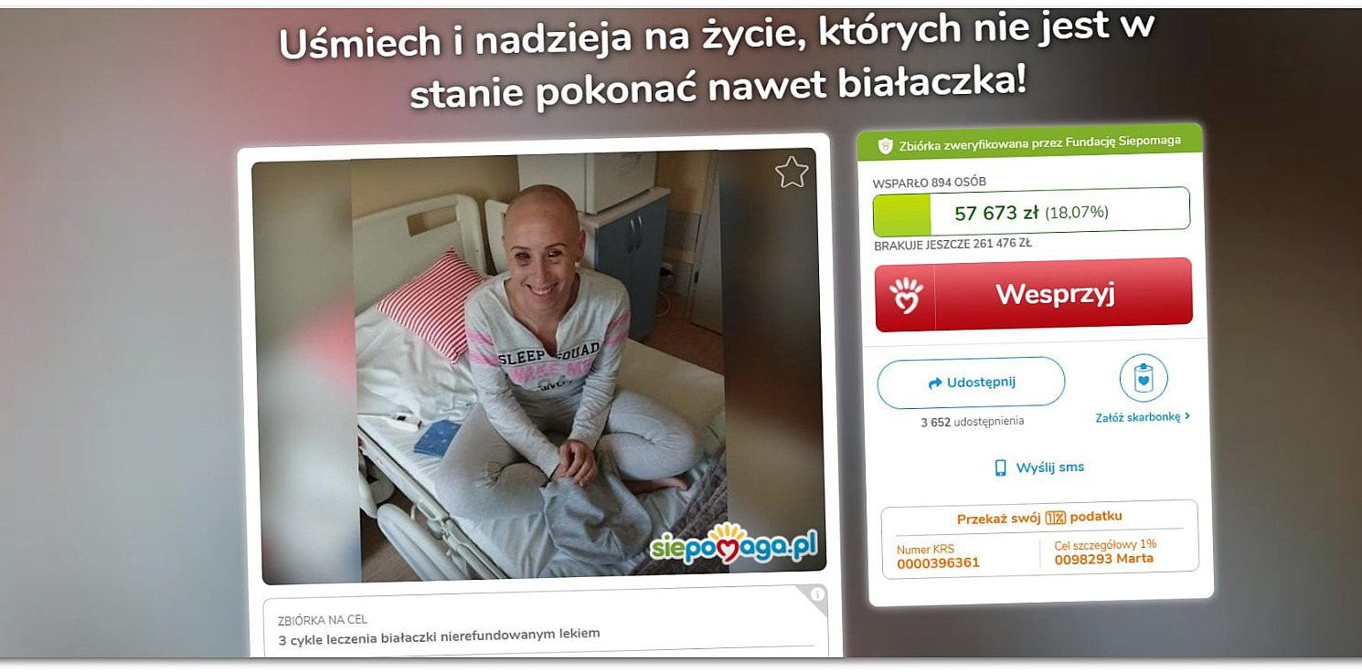 Inowrocław - Marta potrzebuje pomocy. Ruszyła zbiórka