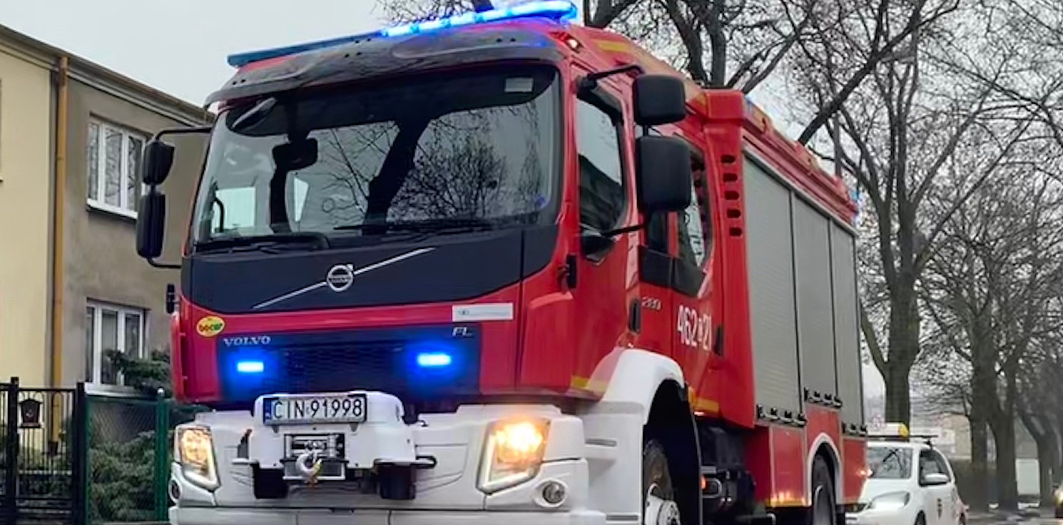Kruszwica.online - Groźny pożar koło Kruszwicy