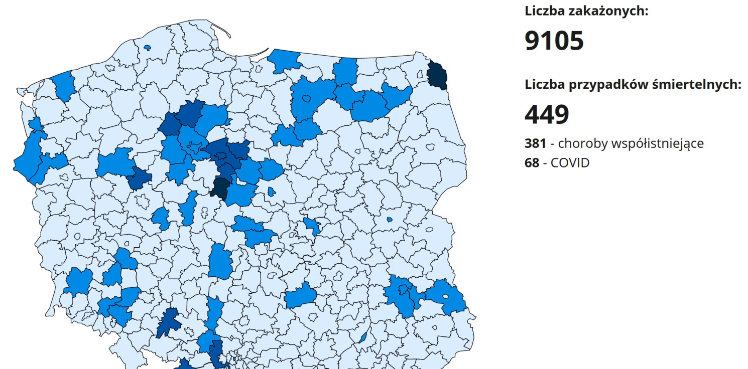 Region - W naszym województwie najwięcej nowych zakażeń