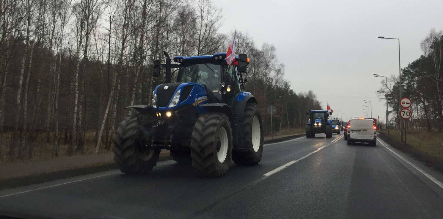 Region - Rolnicy strajkują na drogach w regionie