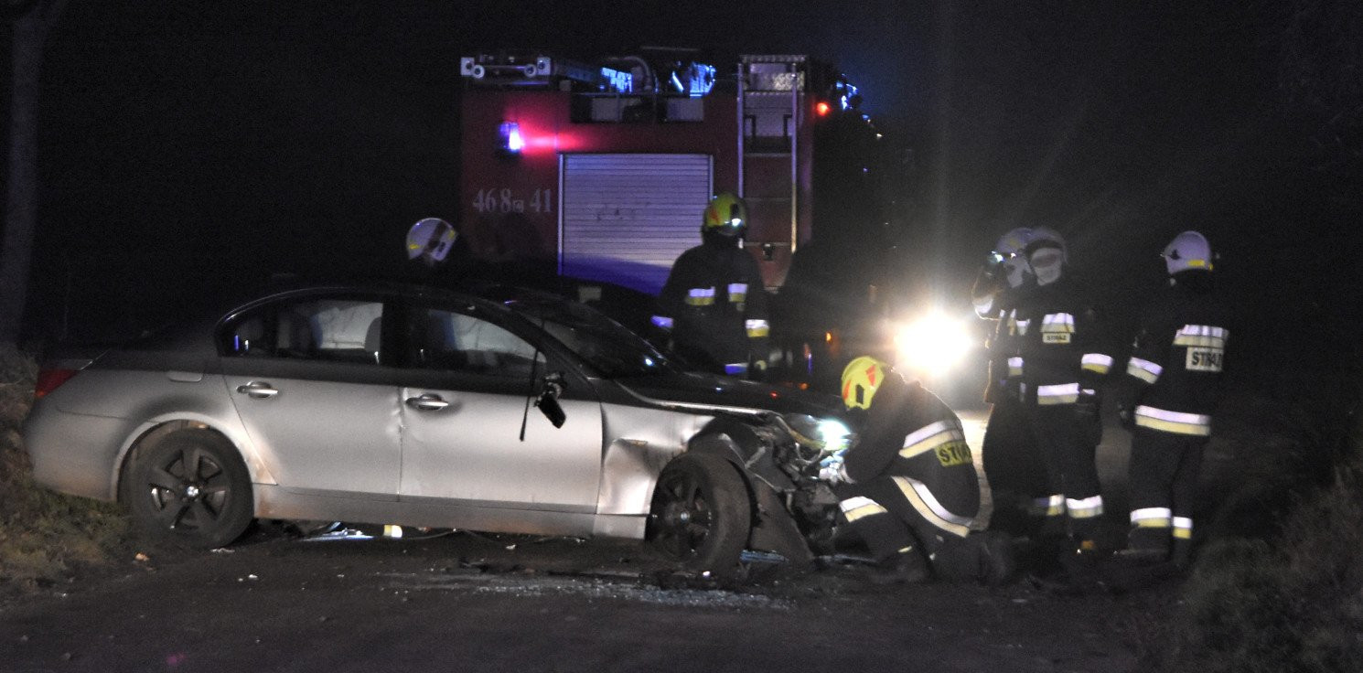 Gniewkowo.online - BMW dachowało niedaleko Gniewkowa