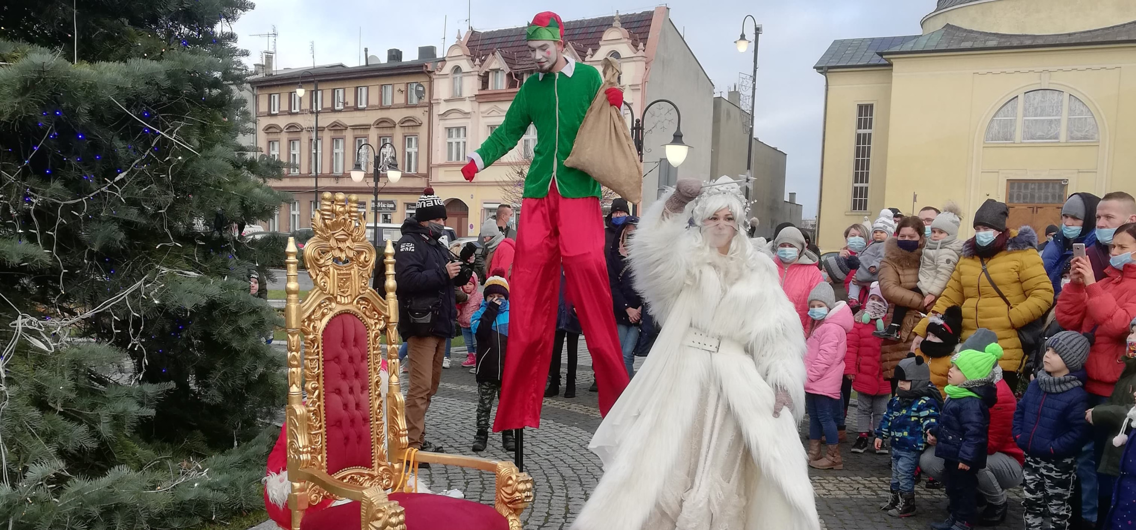 Kruszwica - Św. Mikołaj zawitał na kruszwicki Rynek